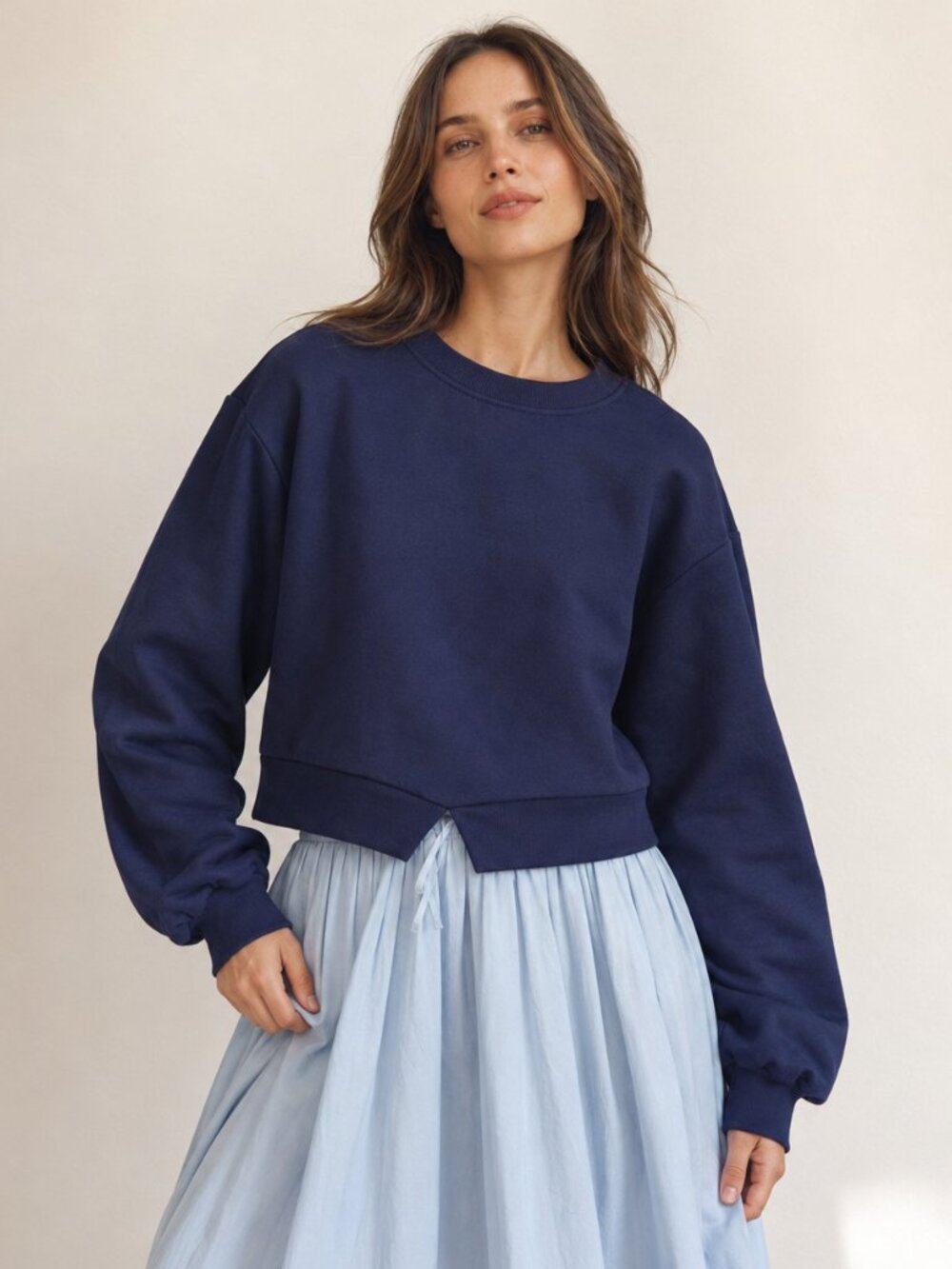 NWT Anthropologie Maeve Private Jetty Pullover Sweatshirt Nautical Coastal Sz XS